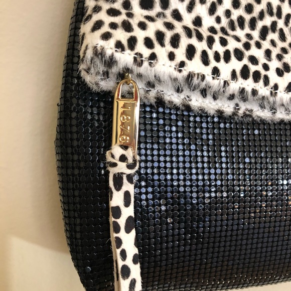 Whiting and Davis NWT mesh/cheetah evening bag - Picture 3 of 6